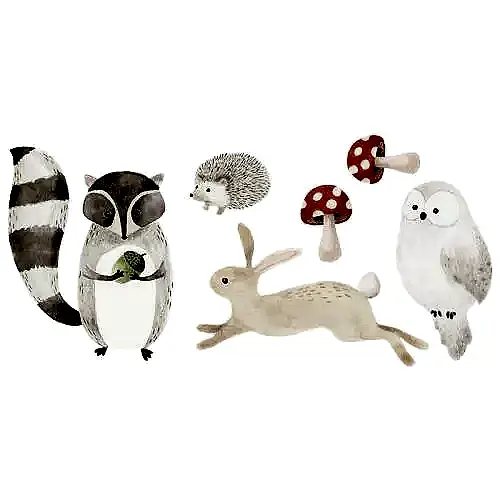 Decoración stickers Animales Bosque