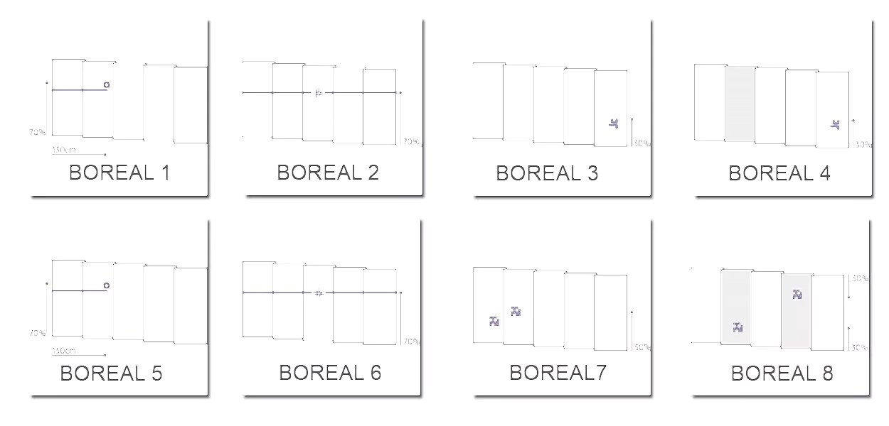 boreal paneles japoneses