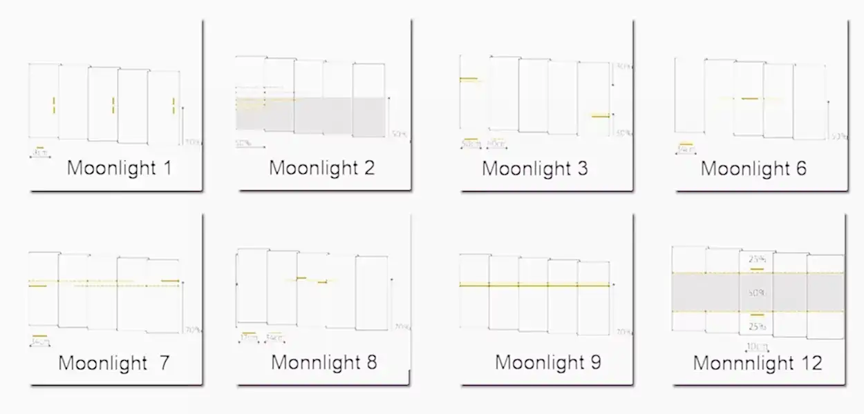 paneles japoneses Moonlight 