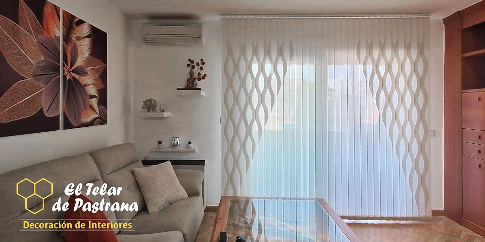 Ambiente cortinas de 89 mm con ondas