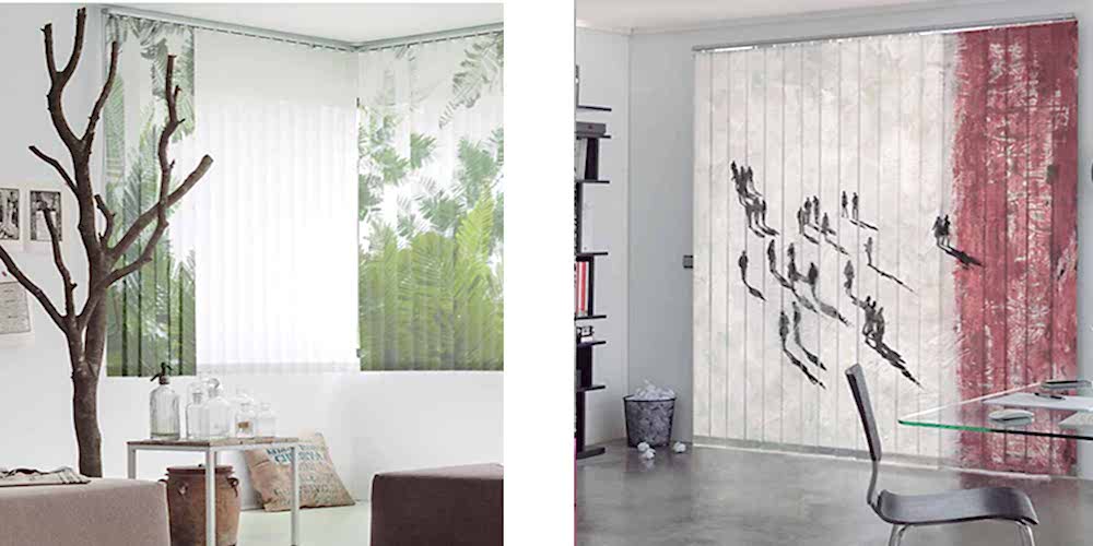 Cortinas verticales impresas destiny